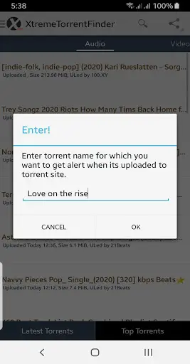 Xtreme Torrent Finder - ( Search & Download ) screenshot 11