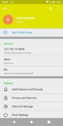 Messenger Telegram screenshot 3