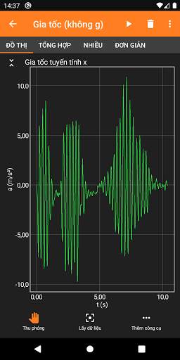 phyphox screenshot 3