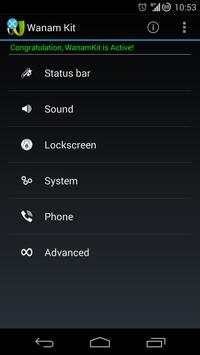 Wanam Kit (Xposed) screenshot 1