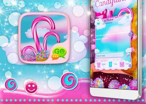 Candy Land SMS Theme screenshot 3