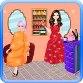Dress up barber girls games logo
