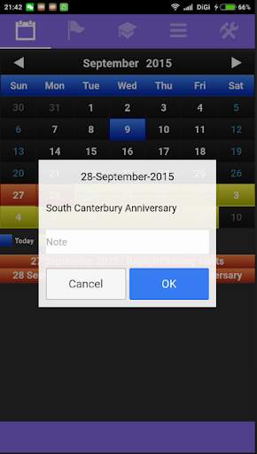 New Zealand Calendar screenshot 8