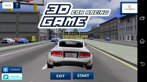 3D Car Racing Ranglerz स्क्रीनशॉट 2