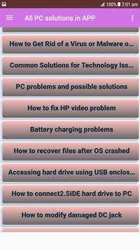 All PC solutions in APP screenshot 2