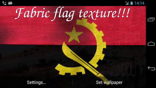 Angola Flag Live Wallpaper screenshot 6