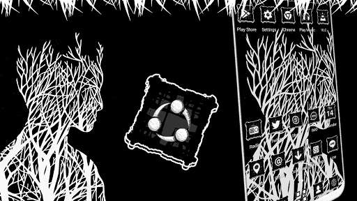 Human Tree Art Theme screenshot 2