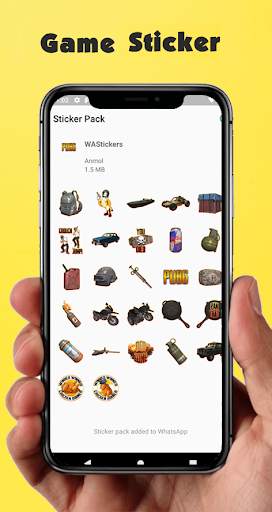 WAStickerApps  pubg Sticker Packs screenshot 1