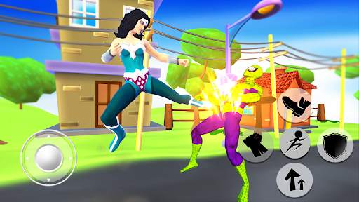Cartoon Fighting Game 3D : Superheroes screenshot 7