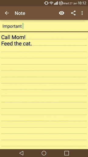 Notepad screenshot 2