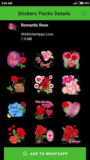 WAStickerApps Love Stickers For ❤️WhatsApp😍 screenshot 8