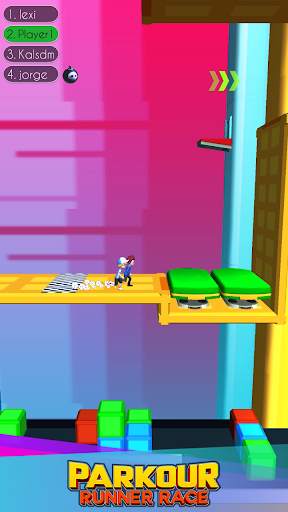 Fun Run Parkour Race 3D screenshot 1