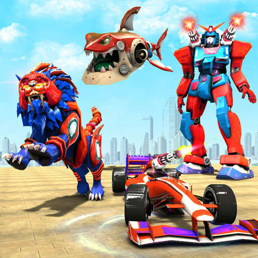 Lion & shark robot car games 4.0.0