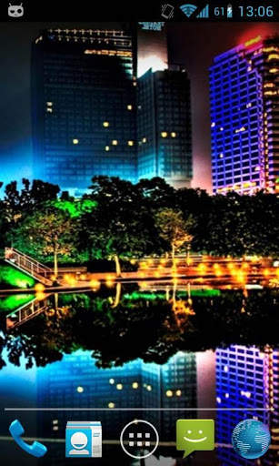 Water Drop Night City screenshot 5