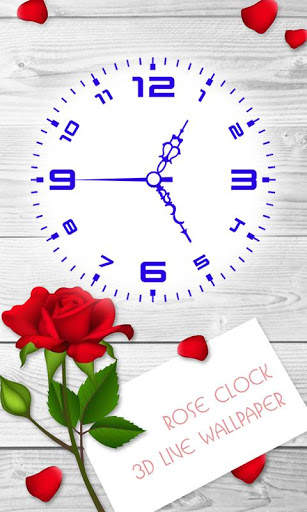 Rose Clock 3D Live Wallpaper screenshot 5