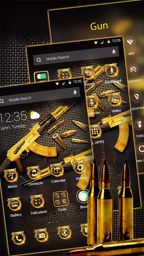 AK47 Gun APUS Launcher Theme screenshot 5