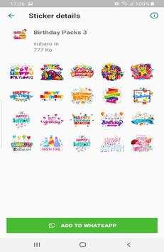 Happy Birthday Stickers for WhatsApp screenshot 3