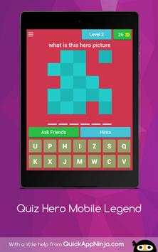 Quiz Hero Mobile Legend screenshot 10
