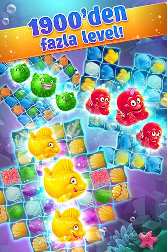 Mermaid puzzle match-3 hazine screenshot 2