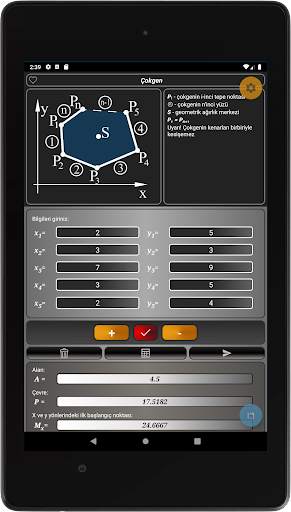 Geometryx Geometri Hesaplayıcı screenshot 13