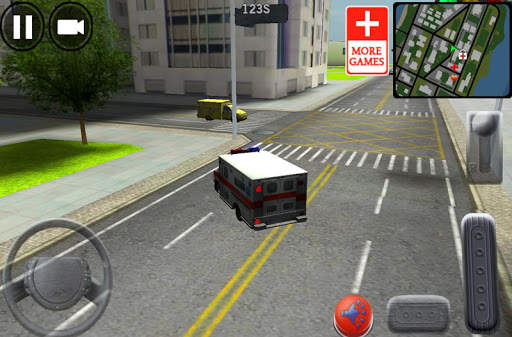 City Ambulance Driving 3D screenshot 2