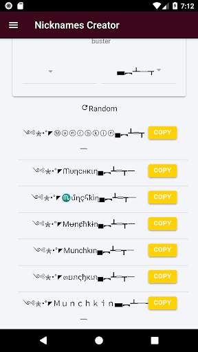 Nickname maker for free Fir3 screenshot 7