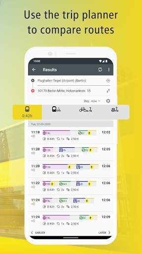 BVG Fahrinfo: Bus, Train, Subway & City Map Berlin screenshot 2