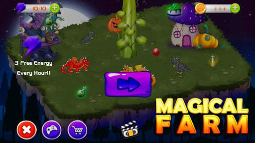Happy Merge magic Dragon Farm life - offline game screenshot 2