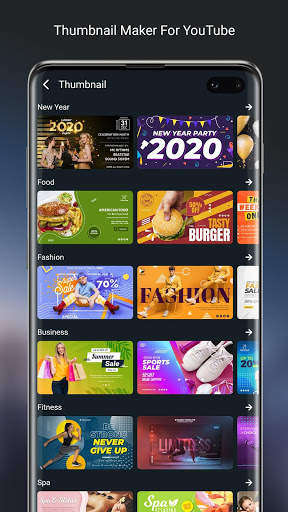 Thumbnail Maker: Video Thumbnail Banner Maker screenshot 1