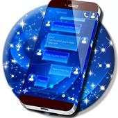 Blue SMS Themes 1.277.1.11