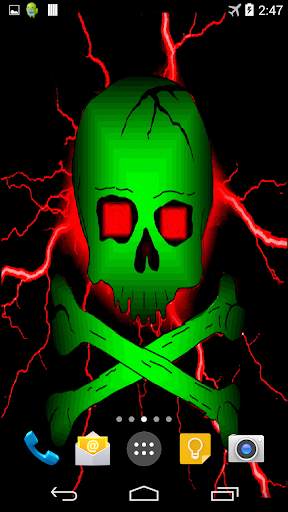 Toxic Skull Live Wallpaper screenshot 3