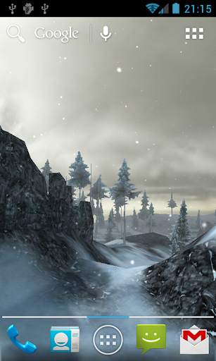 Winter Forest Live Wallpaper screenshot 2
