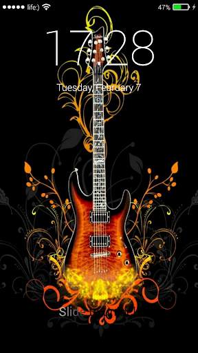 Rock Lock Screen 5 تصوير الشاشة