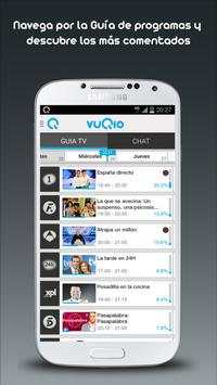 vuQio - Guia TV y Social TV screenshot 2