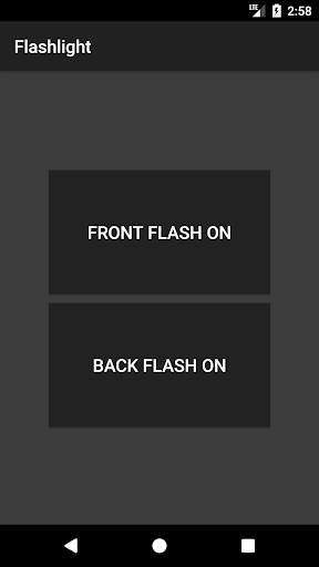 Front and Back Flashlight screenshot 1