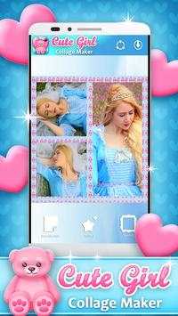 Cute Girl Collage Maker screenshot 1