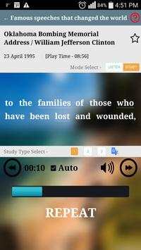 Learn English S plus, Famous English Speeches FREE screenshot 3