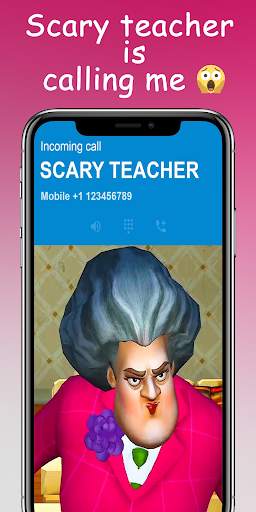 Scary Granny Call - Fake video call Granny teacher screenshot 3