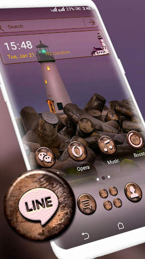 Lighthouse Launcher Theme screenshot 1