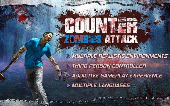 Counter Zombies Attack screenshot 1