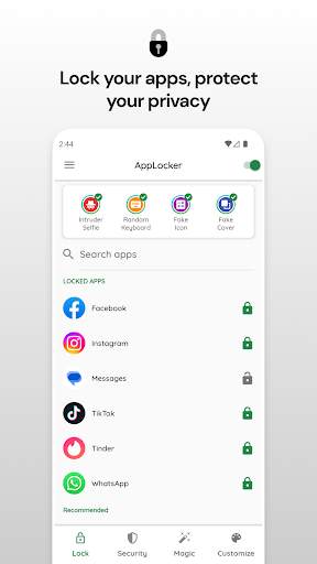 AI Locker: Hide & Lock any App screenshot 1