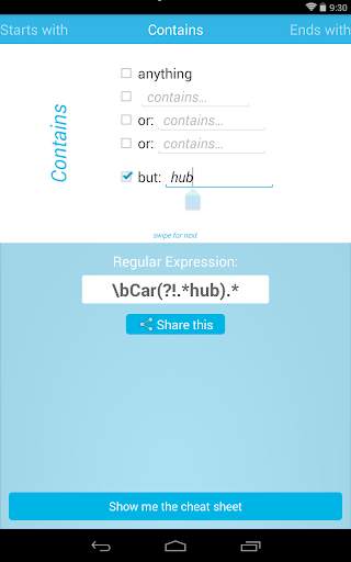 RegEx Generator 8 تصوير الشاشة