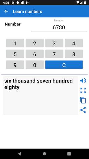 Learn numbers in english скриншот 5