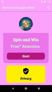 Avacoin Daily Spin Wheel screenshot 1
