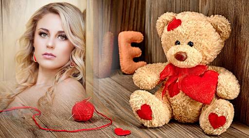 Teddy Bear Photo Frame : Love Teddy Photo Editor screenshot 1