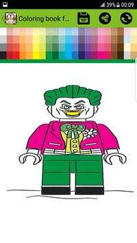 Coloring book for BAT-LEGO screenshot 4