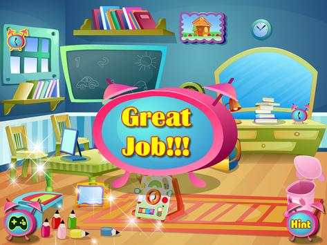 Nursery cleaning girls games screenshot 8