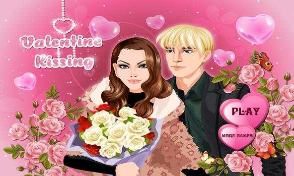 Valentine Kissing Поцелуи игры скриншот 1