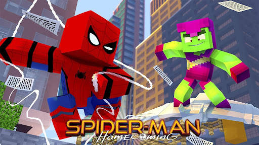 Minecraft Spider Man Mod PE screenshot 1