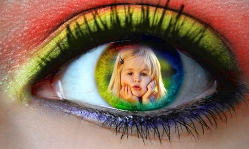 Beautiful Eye Photo Frames screenshot 2